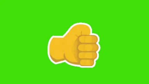 Hand animation on green screen Vidéo 329970011