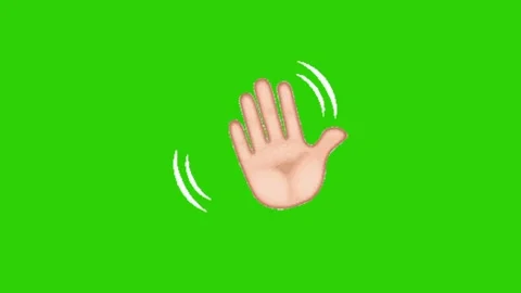 Hand animation on green screen Vidéo 331296537