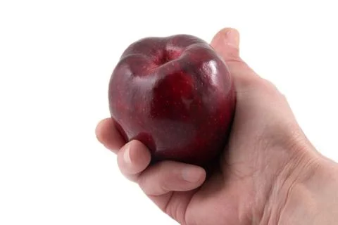 Hand with an apple 스톡 사진