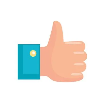 Hand with approval symbol Stock Illustration