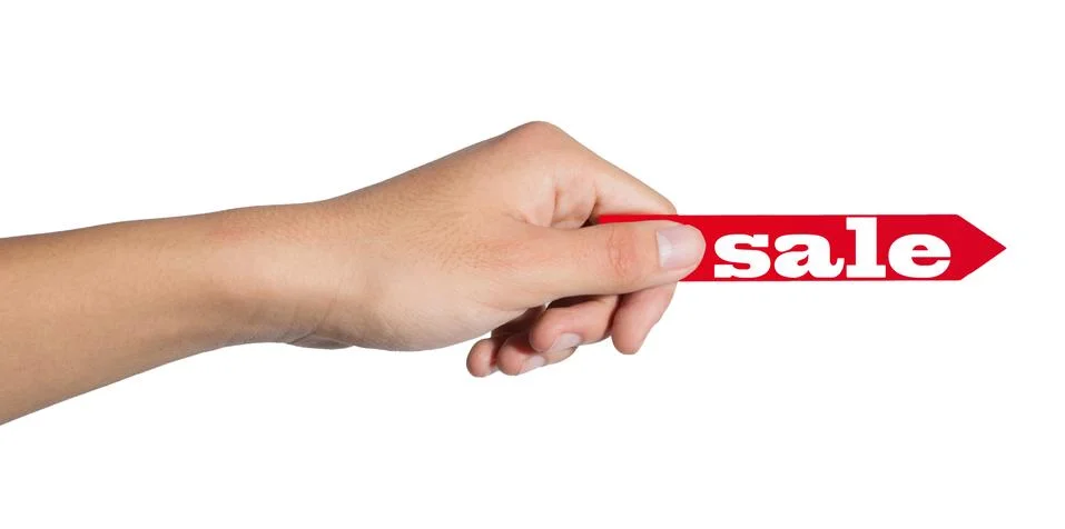 Hand arrow Stock-Fotos