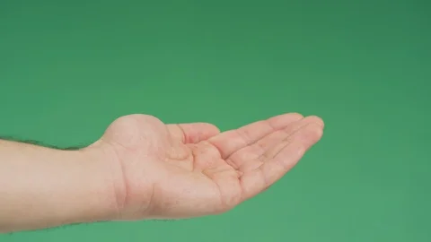 Hand asking for pills Stock Footage 99750548