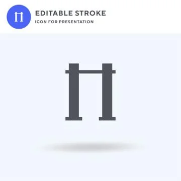 Hand Bar icon vector, filled flat sign, solid pictogram isolated on white, lo Stock Illustration