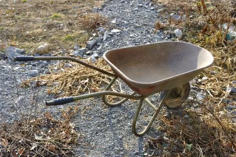 Hand barrow Foto stock
