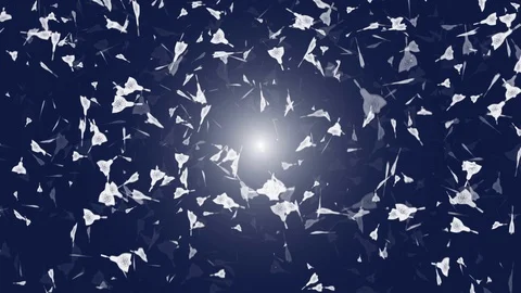 Hand Bell  Falling Blue Gradient Christmas Motion Background Stock Footage 98748185