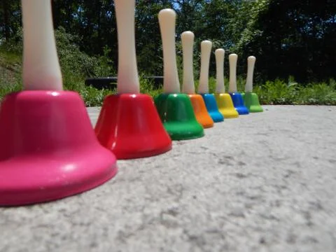 Hand Bells Stock Photos