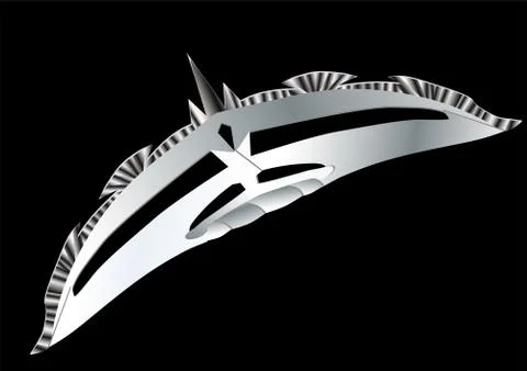 Hand blade Stock Illustration