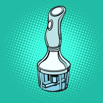 Hand blender, kitchen gadget Stock Illustration