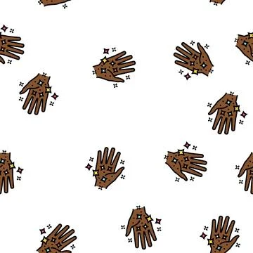 Hand boho vector seamless pattern イラスト素材