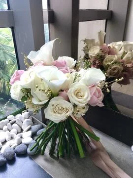 Hand Bouquet Stock Photos