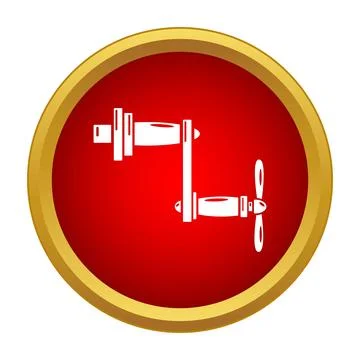 Hand brace manual drilling tool icon vector Stock Illustration