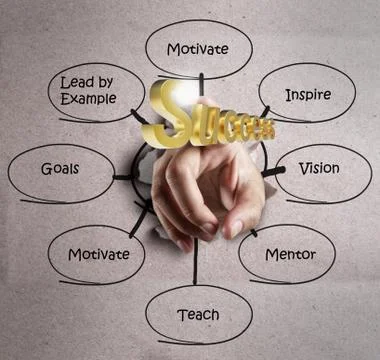 Hand breaking through texture paper Stock Illustration