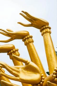 Hand of Buddha Foto stock