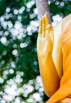 Hand of buddha Stock Photos