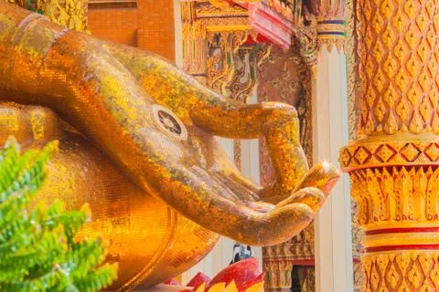 Hand of buddha. Stock Photos