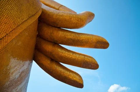 Hand of buddha Foto stock