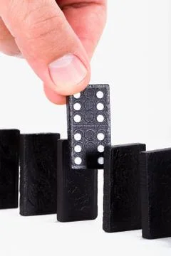 Hand building line Stock Photos