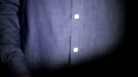 Hand of a businessman pressing projects on a screen holographically the Stock-Footage 75463550