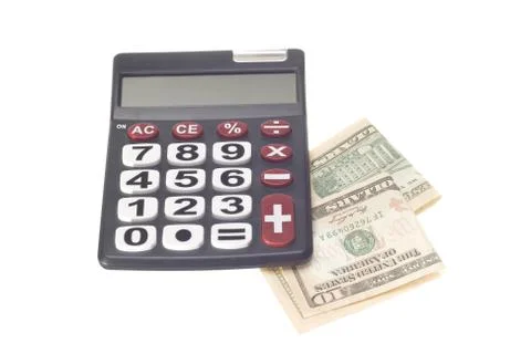 Hand calculator Stock Photos