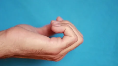 Hand with calling up gesture Stock Footage 75026225