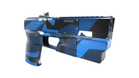 Hand Cannon - 3D Stock-Illustration