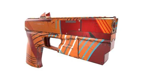 Hand Cannon - 3D Stock-Illustration