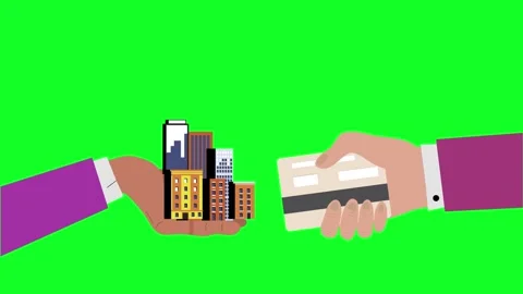 Hand card Stock Footage 274306831