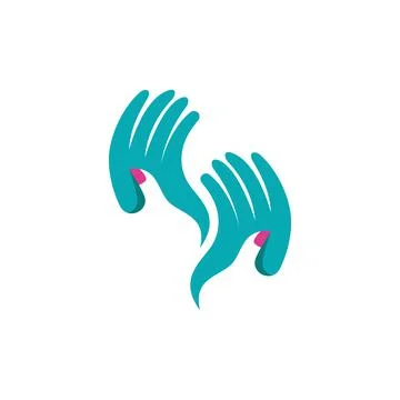 Hand Care icon Template vector Stock Illustration