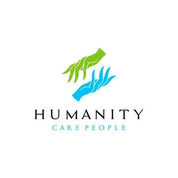 Hand Care Logo Design vector icon template Illustrazione stock