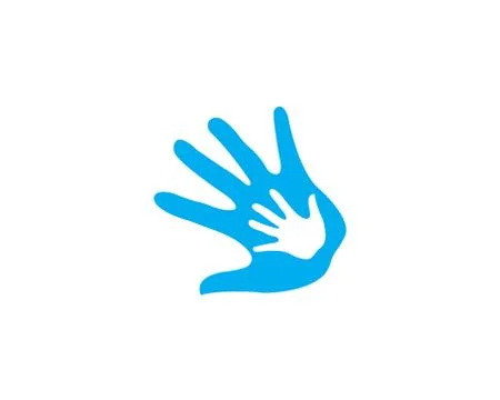 Hand Care Logo Template vector icon Illustrazione stock