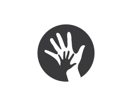 Hand Care Logo Template vector icon Stock Illustration