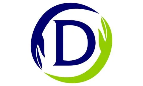 Hand Care Solution Letter D Stock-Illustration