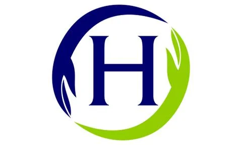 Hand Care Solution Letter H Stock Illustration
