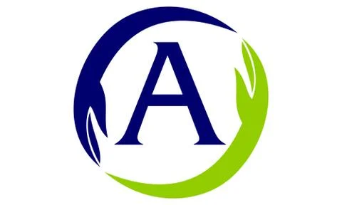 Hand Care Solution Letter A Stock-Illustration