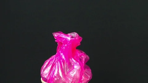 Hand carry plastic bag Stock Footage 112703307