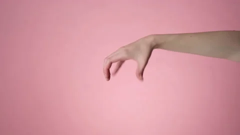 Hand cathching a something big Stock Footage 171540728