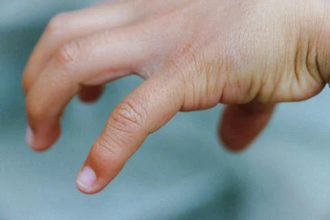 Hand of the Child-Enhanced Fotos de archivo
