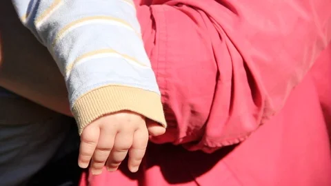 Hand child Video stock 80446639