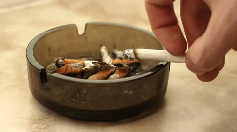 Hand with a Cigarette 2 Video stock 49060625