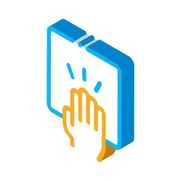 Hand Clapping isometric icon vector illustration Stock Illustration