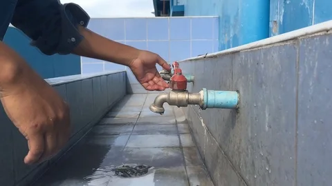 Hand cleaning Stock Footage 96648802