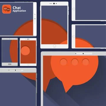 Hand Click App Stock Illustration