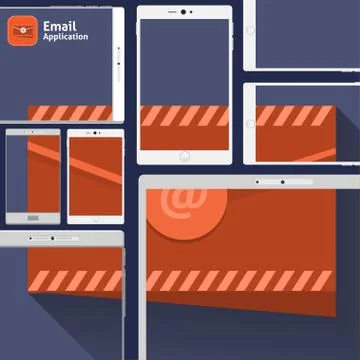 Hand Click App Stock Illustration