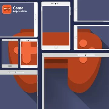 Hand Click App Stock Illustration