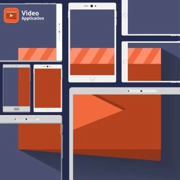 Hand Click App Stock Illustration