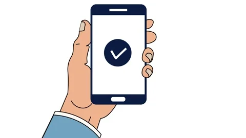 Hand Click on BUY Button in Smartphone. Cartoon animation, Online Shopping,.. Stock Footage 304095461