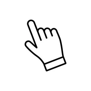 Hand click icon イラスト素材