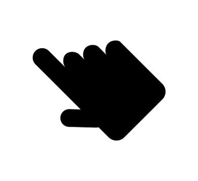 Hand click icon illustration Stock Illustration