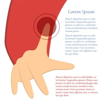 Hand click Stock Illustration