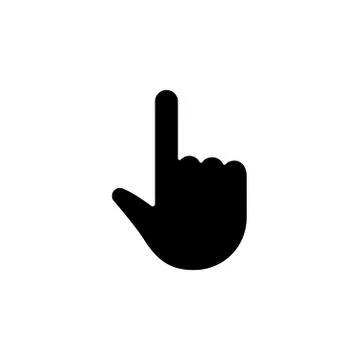 Hand clicking icon Stock Illustration